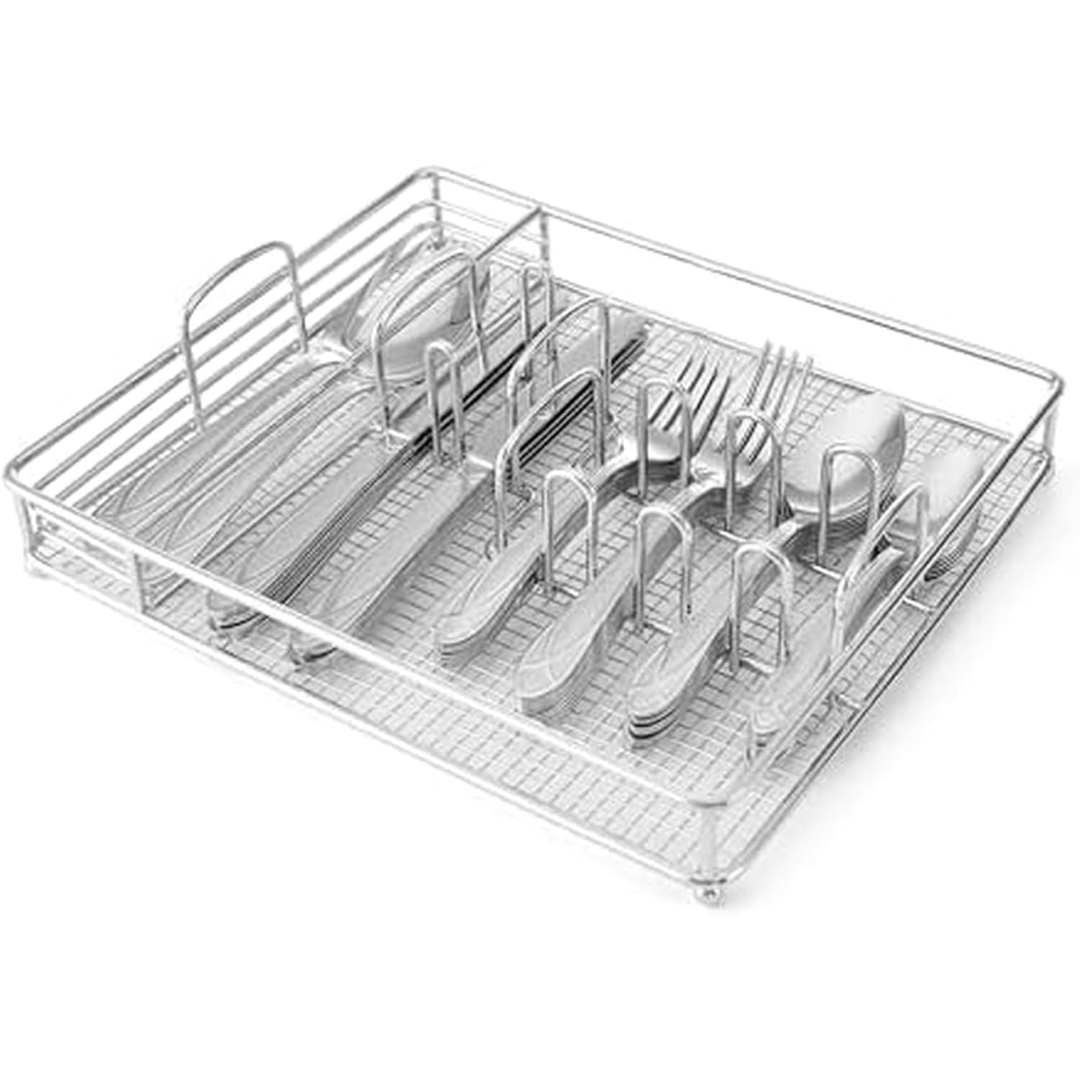 42-Piece Stainless Steel Flatware Set