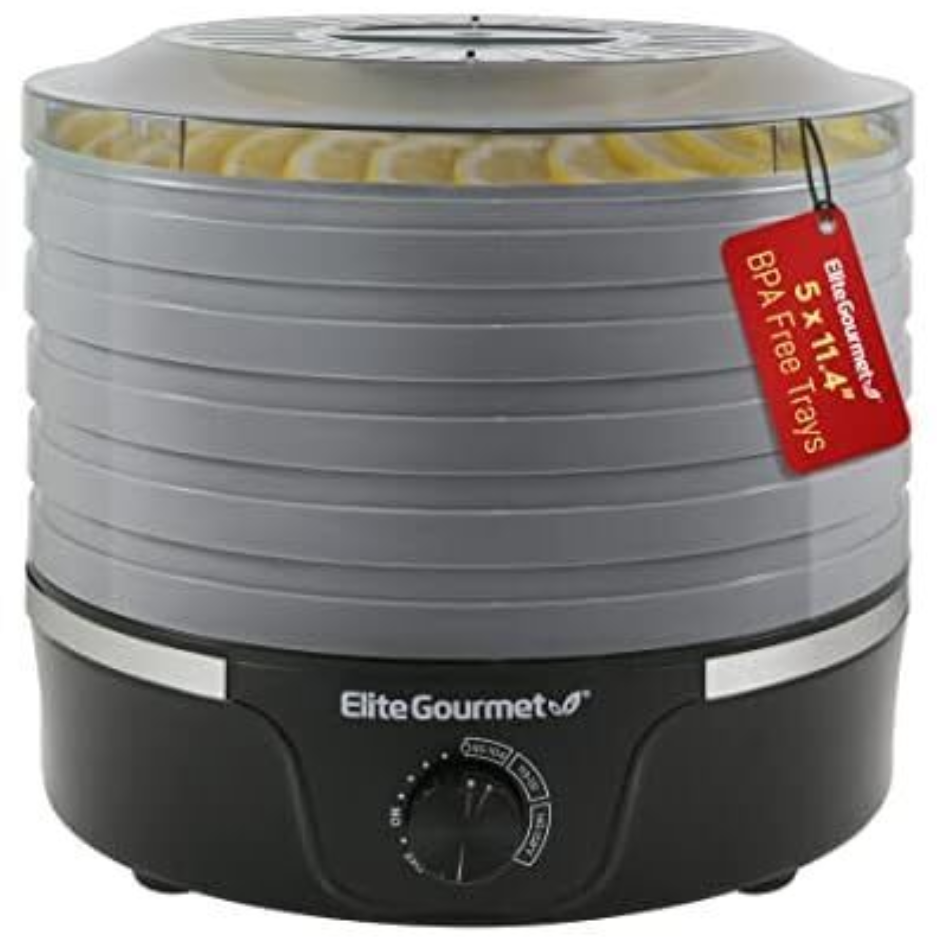 Elite Gourmet 5-Tray Food Dehydrator