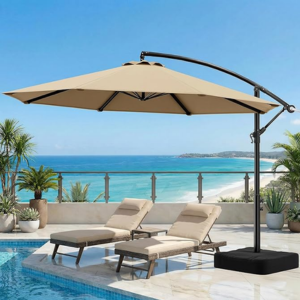 Patio 10' Offset Cantilever Umbrella