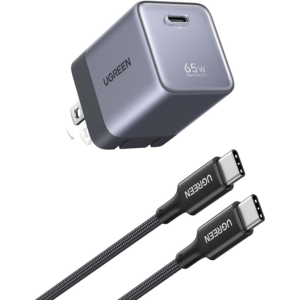 UGREEN Foldable 65W USB-C Charger w/Cable
