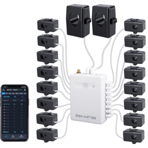 Smart Home Energy Monitor w/16 x 50A Circuit Sensors