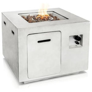 SereneLife Outdoor 40,000BTU Propane Fire Pit Table