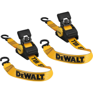 2-Pack DeWalt 10' Auto Retractable Ratchet Straps
