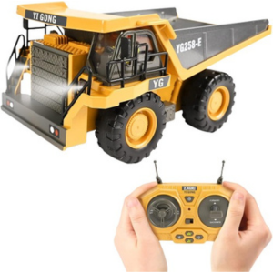 RC Dump Truck Toy w/Music & Headlights