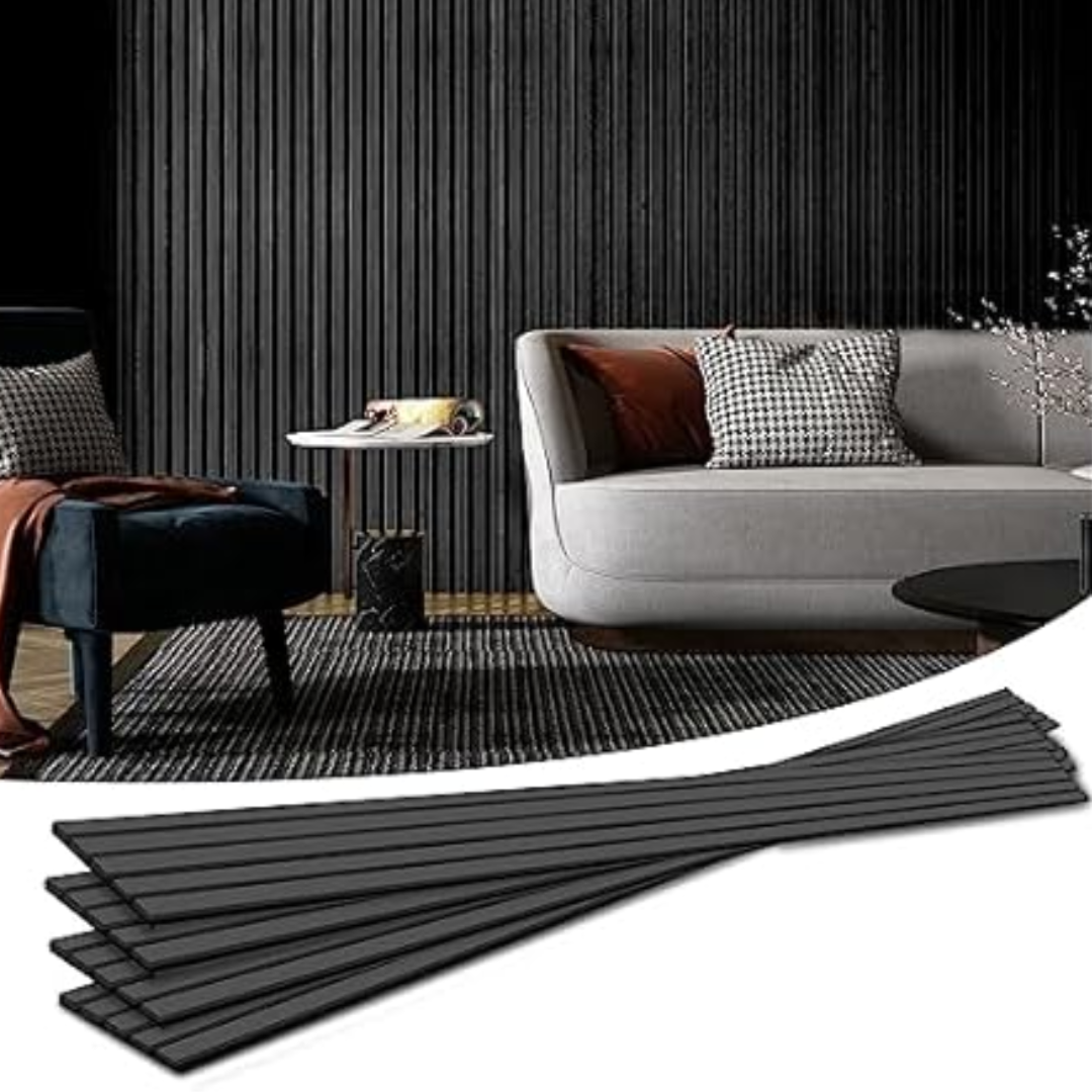 Art3d 4-Piece Wood Slat Acoustic Panels