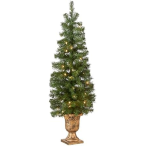National Tree 4' Pre-lit Artificial Montclair Spruce Tree