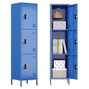 Metal Storage Locker w/Hooks