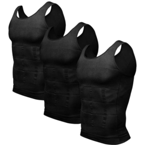3-Pack Men's Tummy Shaper Vest Tank Top