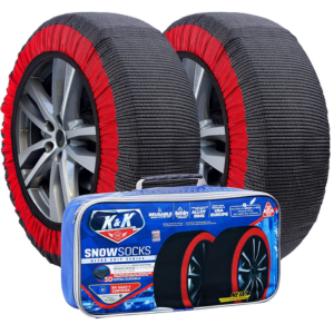 2-Piece Snow Traction Tire Socks