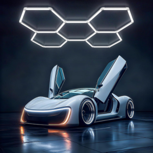 25-Pack LED Hexagon Garage Lights