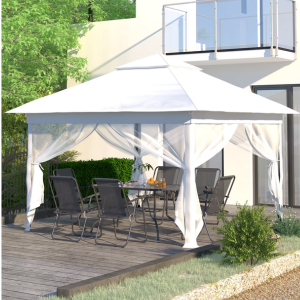 Patio 11' Pop up Canopy Gazebo w/Netting