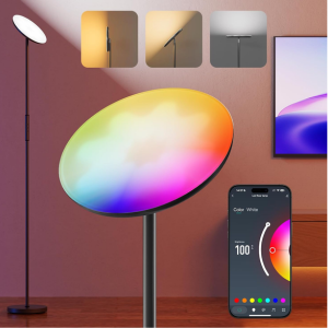 RGBWW LED Smart Floor Lamp w/App