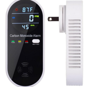 2-Pack 3-in-1 Carbon Monoxide Detector w/Temperature & Humidity Display