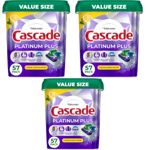 Cascade Platinum Plus 171- Count Dishwasher Pods