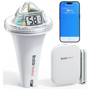 BaldrTherm Wireless Pool Thermometer w/360° LCD Display