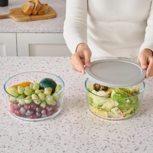 8-Piece Glass Food Storage Containers Set