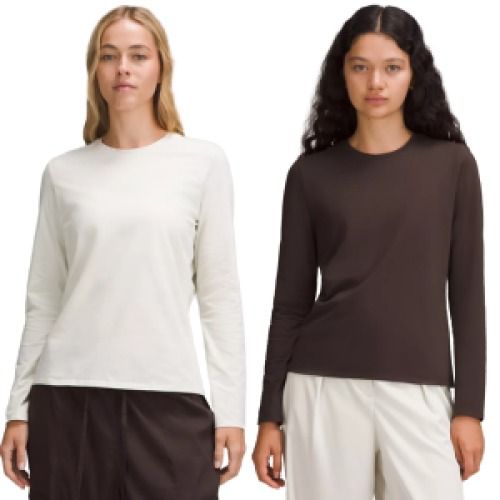 Lululemon Women's Cotton Crewneck Top