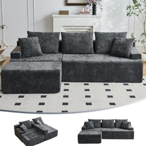 L-Shaped Modular Sectional Sofa
