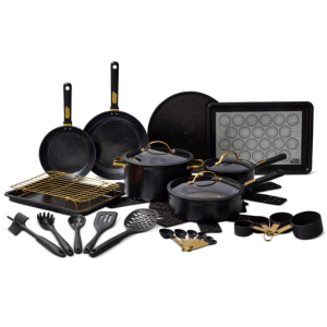 Thyme & Table 32-Piece Ceramic Non-Stick Cookware Set