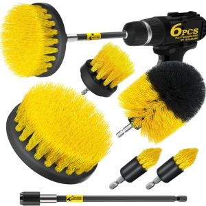 6-Pack Drill Brush Attachment Set