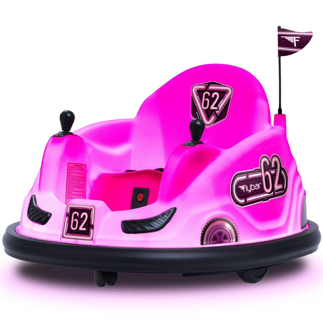 Flybar 6V Bumper Car Ride On w/LED Lights