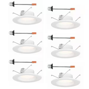 6-Pack Integrated LED Recessed Lights