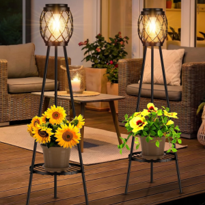 2-Pack Outdoor Solar Lights