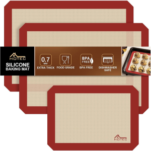 3-Pack Silicone Baking Mats