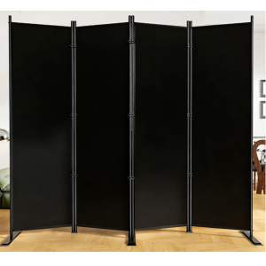 Folding 4-Panel Room Divider