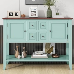 Wood Vintage Console Table