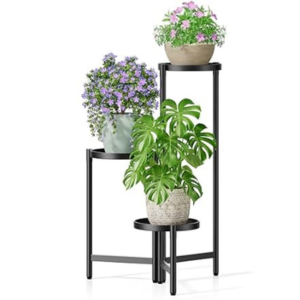 3-Tier Rotatable Metal Plant Stand