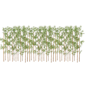 36-Pack Artificial Bamboo Tree Privacy Fence