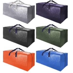 6-Pack Waterproof Heavy Duty Moving Bags