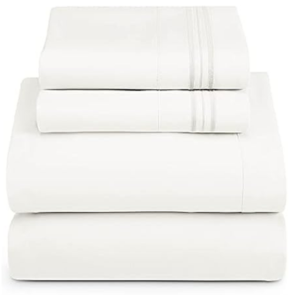 Hearth & Harbor 4-Piece Full Bed Sheet Set