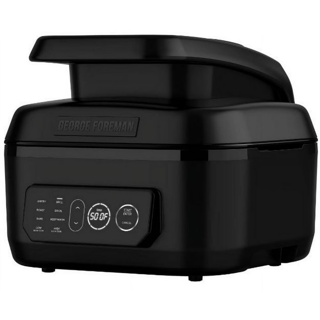 George Foreman 6Qt 7‑Serving Electric Indoor Grill & Air Fryer