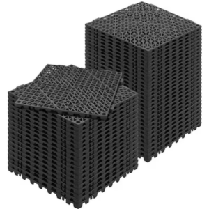 Interlocking 50-Piece Drainage Mat Floor Tiles