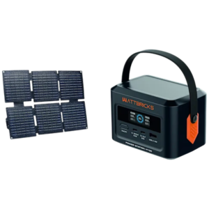 Wattbricks 100W Power Station & Solar Panel Bundle