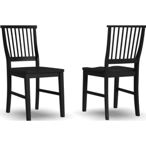 Wood Set of 2 Dining Chairs