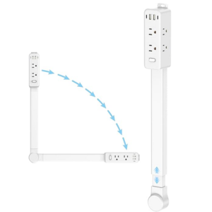 6-Outlets & 4-USB Port Outlet Extender Stick