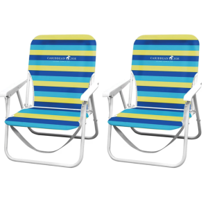Caribbean Joe  2-Pack Folding Beach Chair