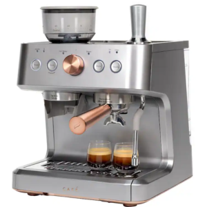 Cafe Bellissimo Semi-Automatic15-Bar Espresso Machine w/Milk Frother