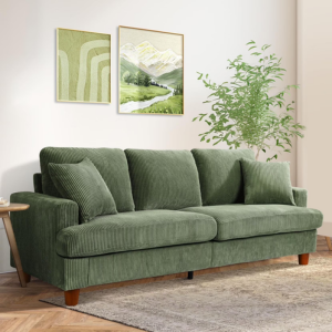 3-Seater Corduroy Sofa