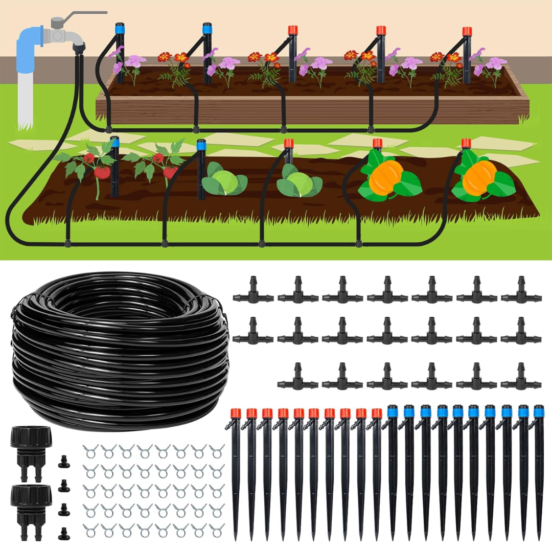 Garden 110' Drip Irrigation Kit