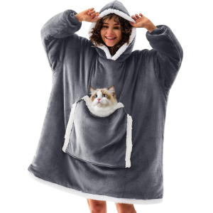 Oversized Sherpa Wearable Blanket Hoodie