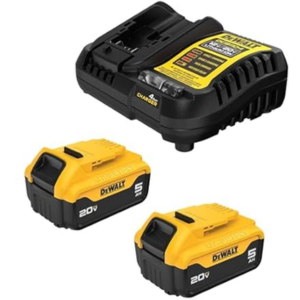 2-Pack DeWalt 5Ah 20V MAX Lithium-Ion Battery Starter Kit