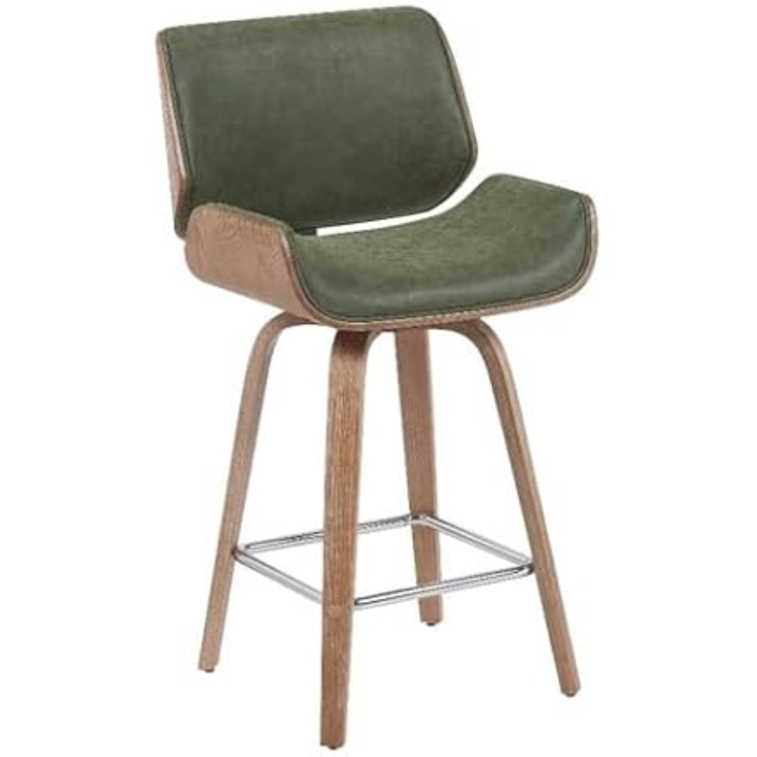 Armen Living Tyler Swivel Bar Stool