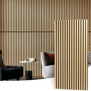 Set of 4 Wood 47” Acoustic Wall Panels