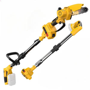 Cordless 21V Extendable Chainsaw w/Batteries