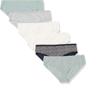 6-Pack Amazon Essentials Women's Hipster Panties